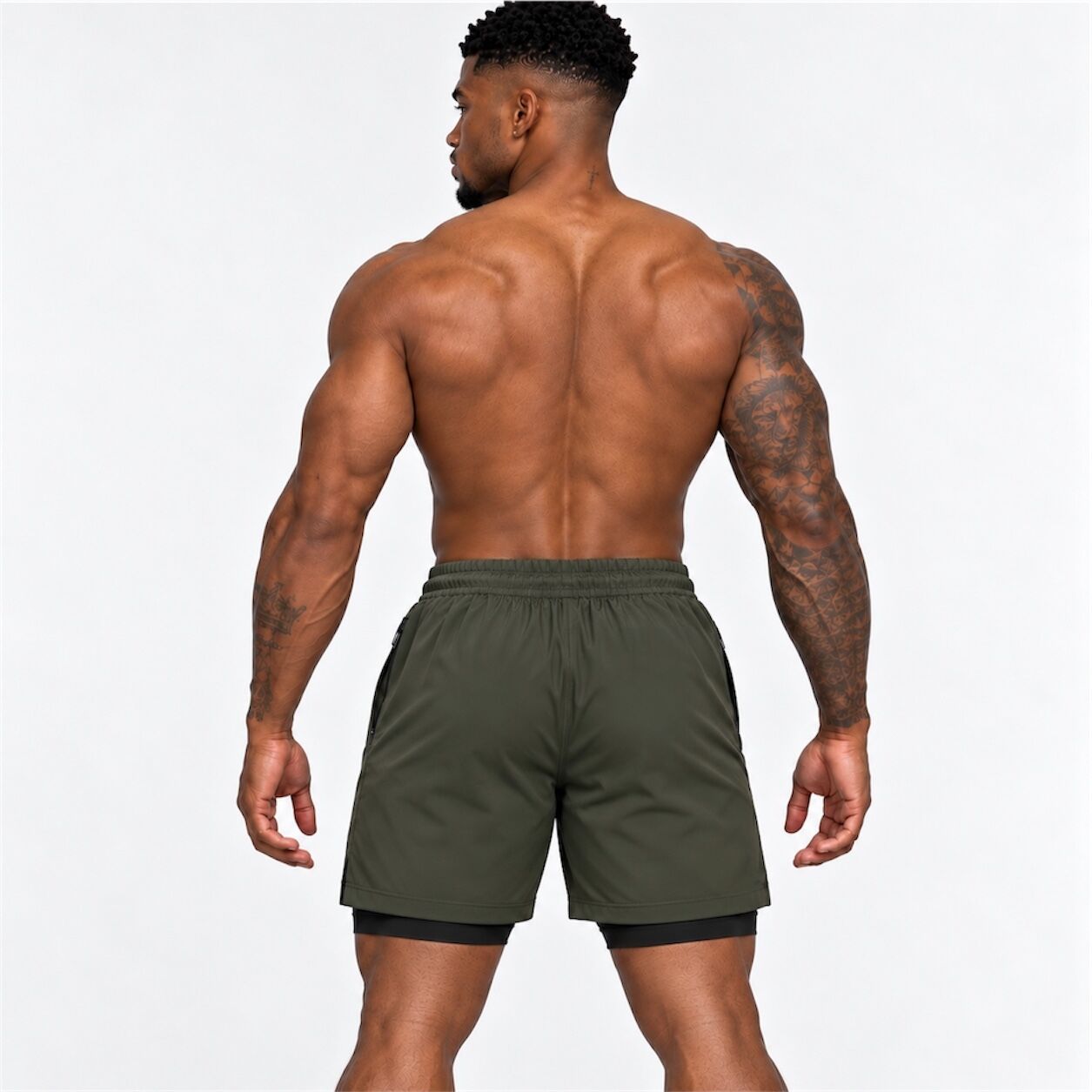 Pantaloneta Licra Corta Clásica Militar Original Ripple - Imagen 3