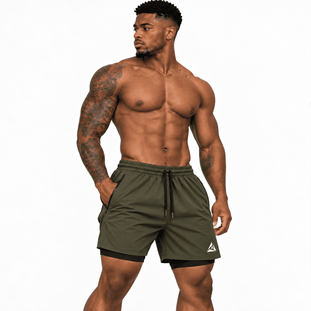 Pantaloneta Licra Corta Clásica Militar Original Ripple - Imagen 5