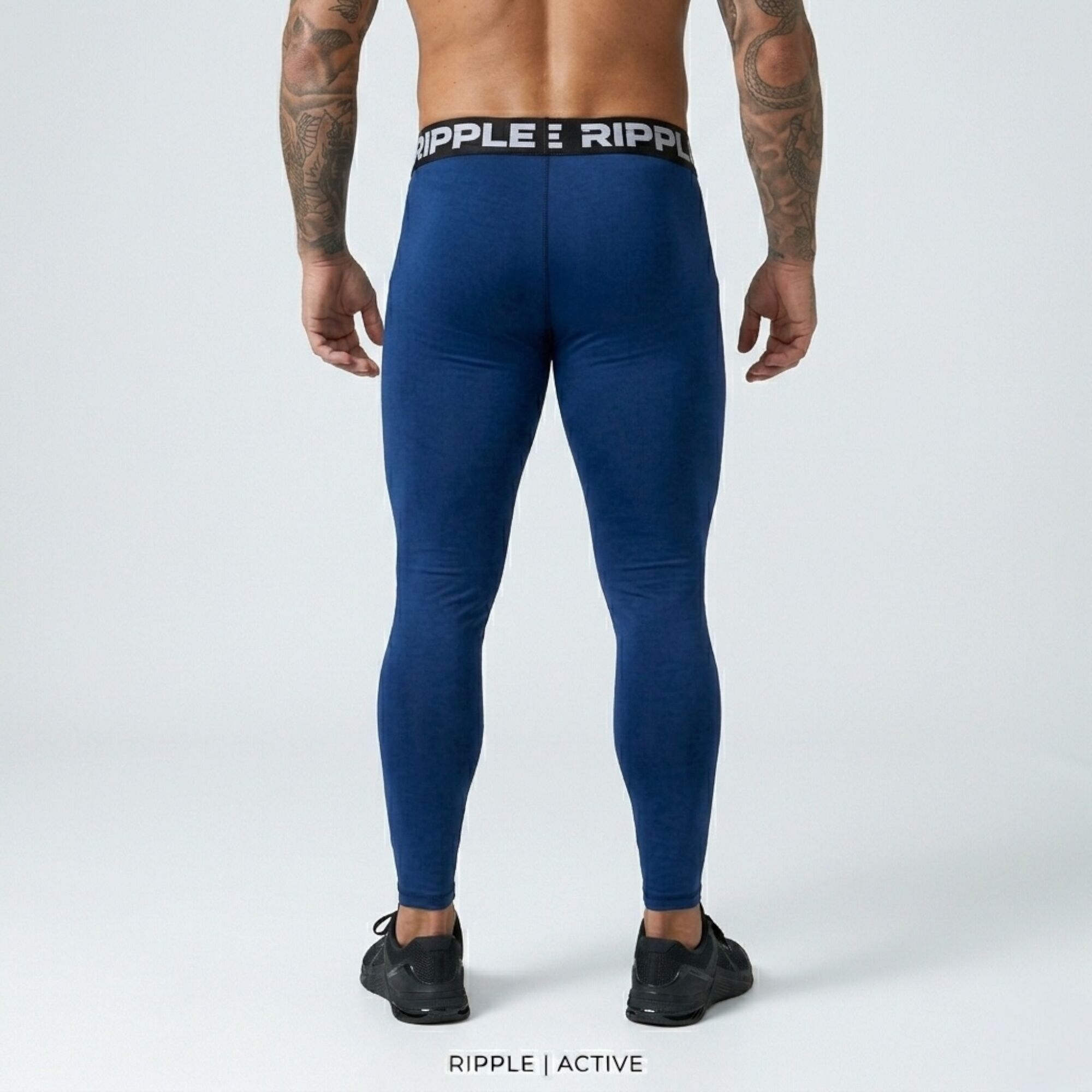 Licra Larga Hombre Spandex Azul Original Ripple - Imagen 6