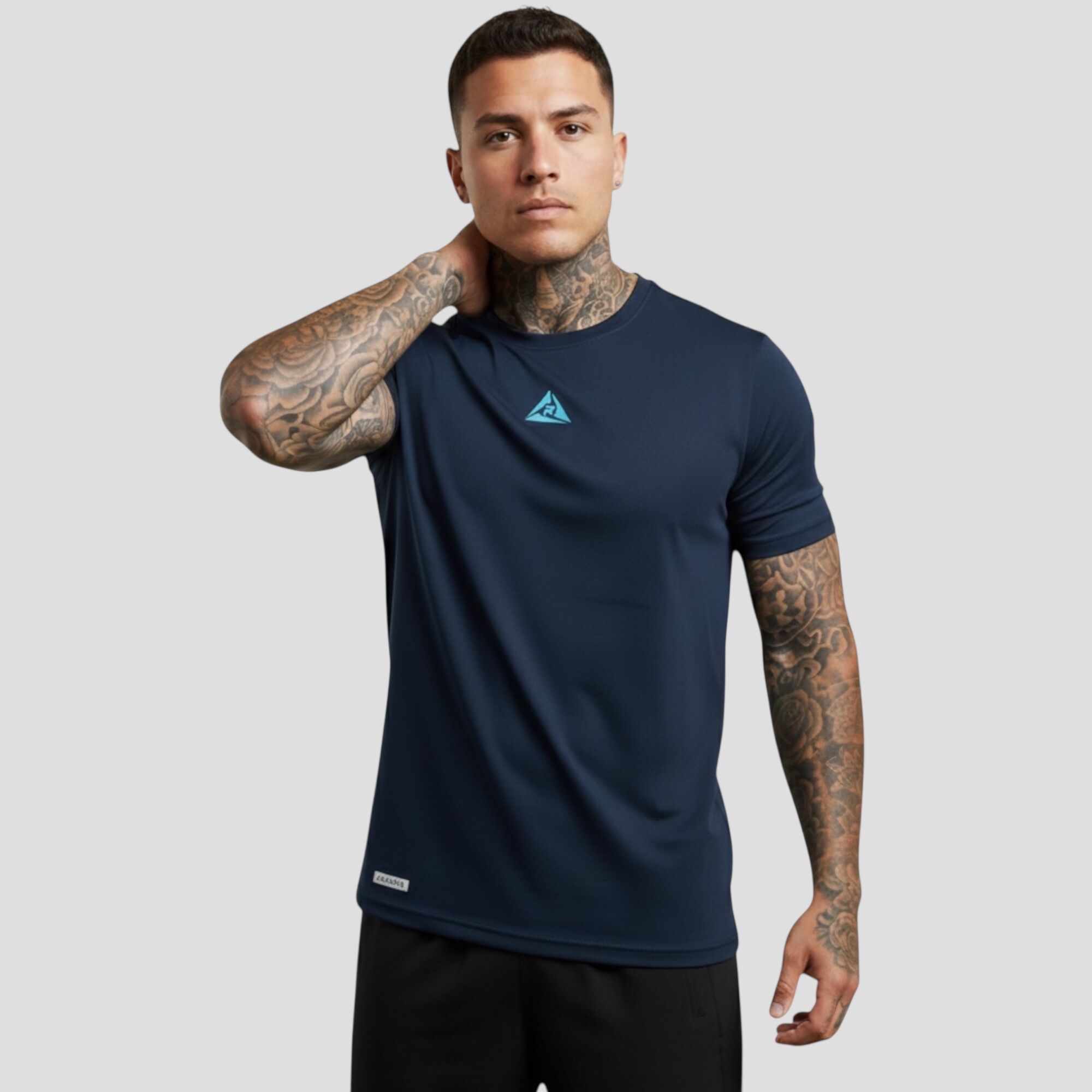 Camiseta Deportiva Azul Turquesa Original Ripple - Imagen 3