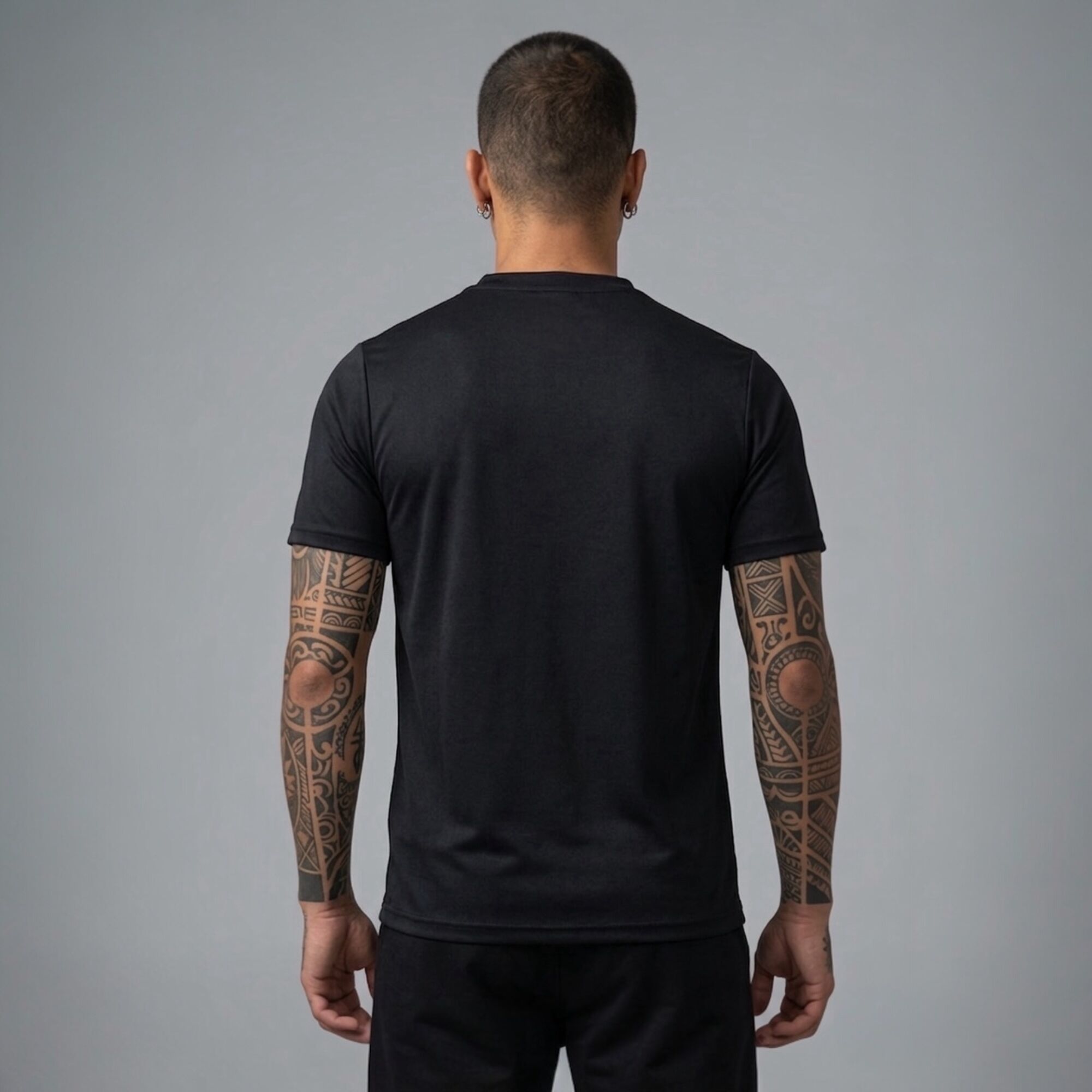 Camiseta Deportiva Sublimada Negro Gris Original Ripple - Imagen 6