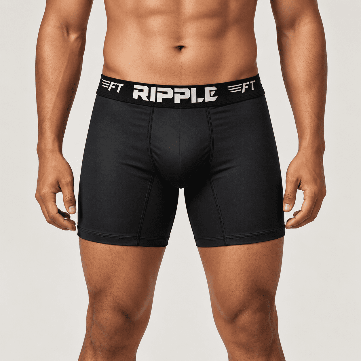 Boxer Hombre Negro Original RIPPLE - Imagen 2