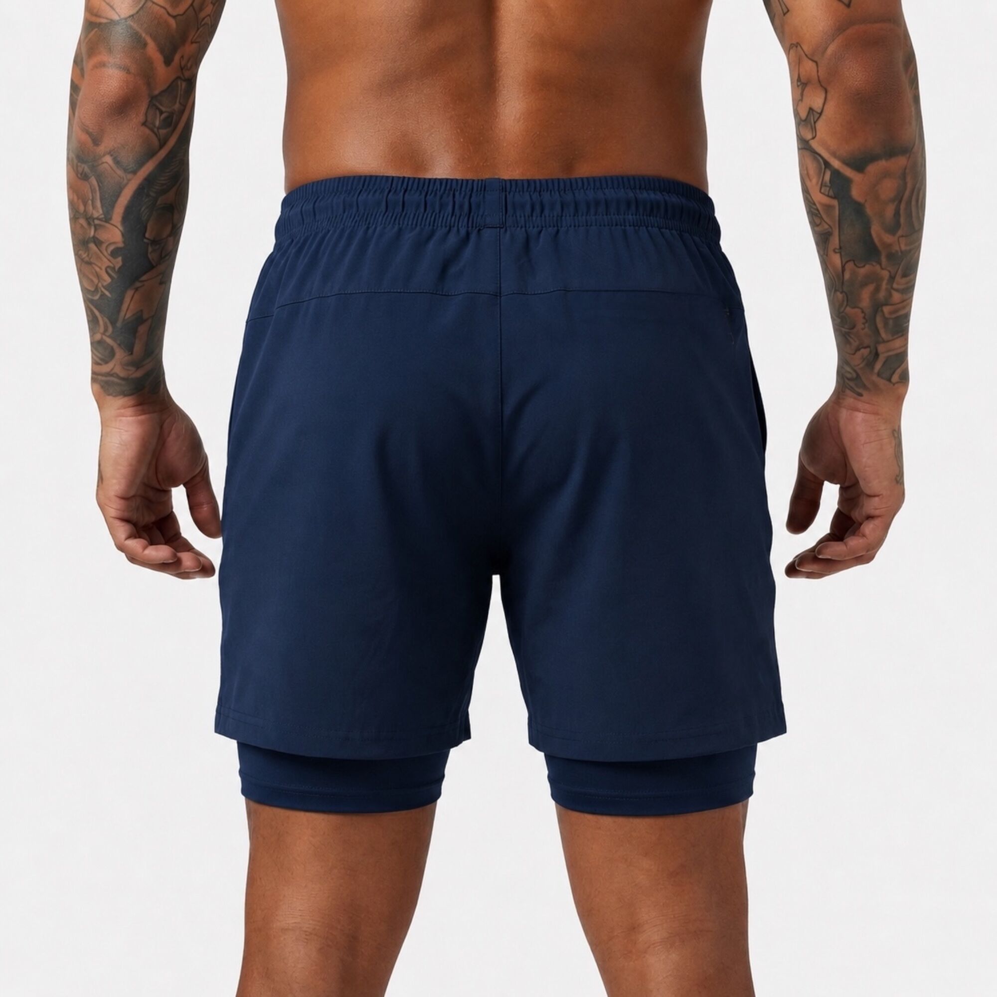 Pantaloneta Licra Corta Clásica Azul Turquesa Original Ripple - Imagen 5