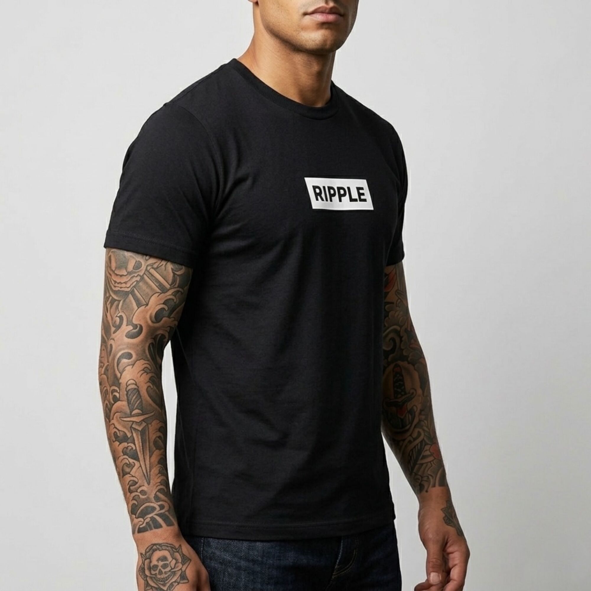 Camiseta Tela Fría Hombre Spandex Original Ripple - Imagen 2