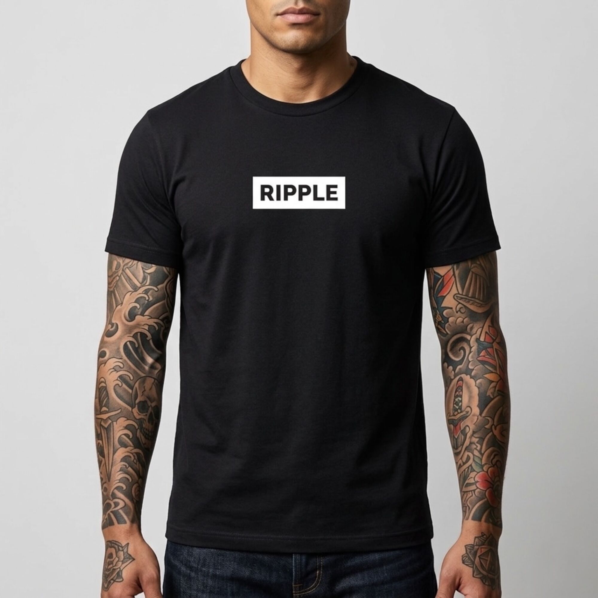 Camiseta Tela Fría Hombre Spandex Original Ripple
