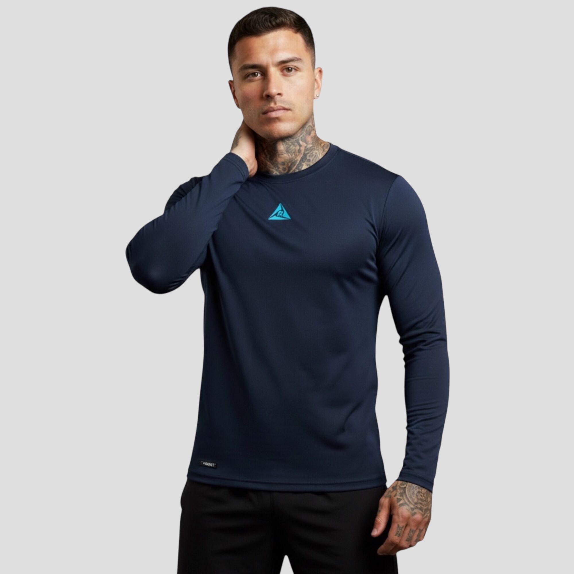 Camiseta Manga Larga Azul Oscuro Original Ripple - Imagen 3