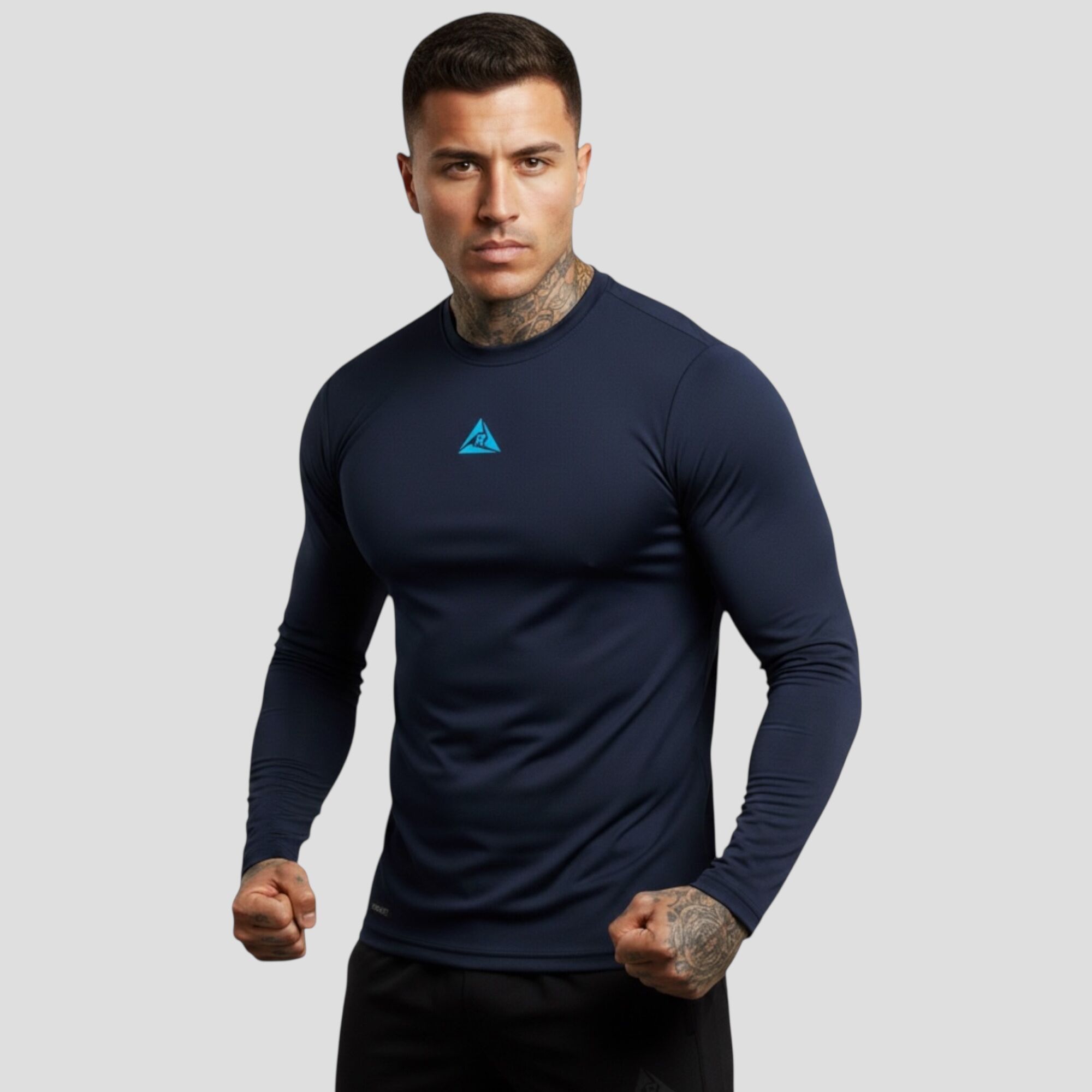 Camiseta Manga Larga Azul Oscuro Original Ripple - Imagen 2