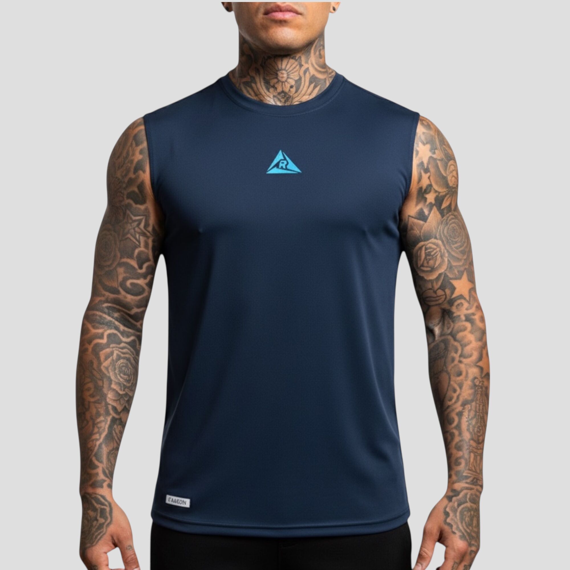 Camiseta Manga Sisa Azul Turquesa Original Ripple - Imagen 4