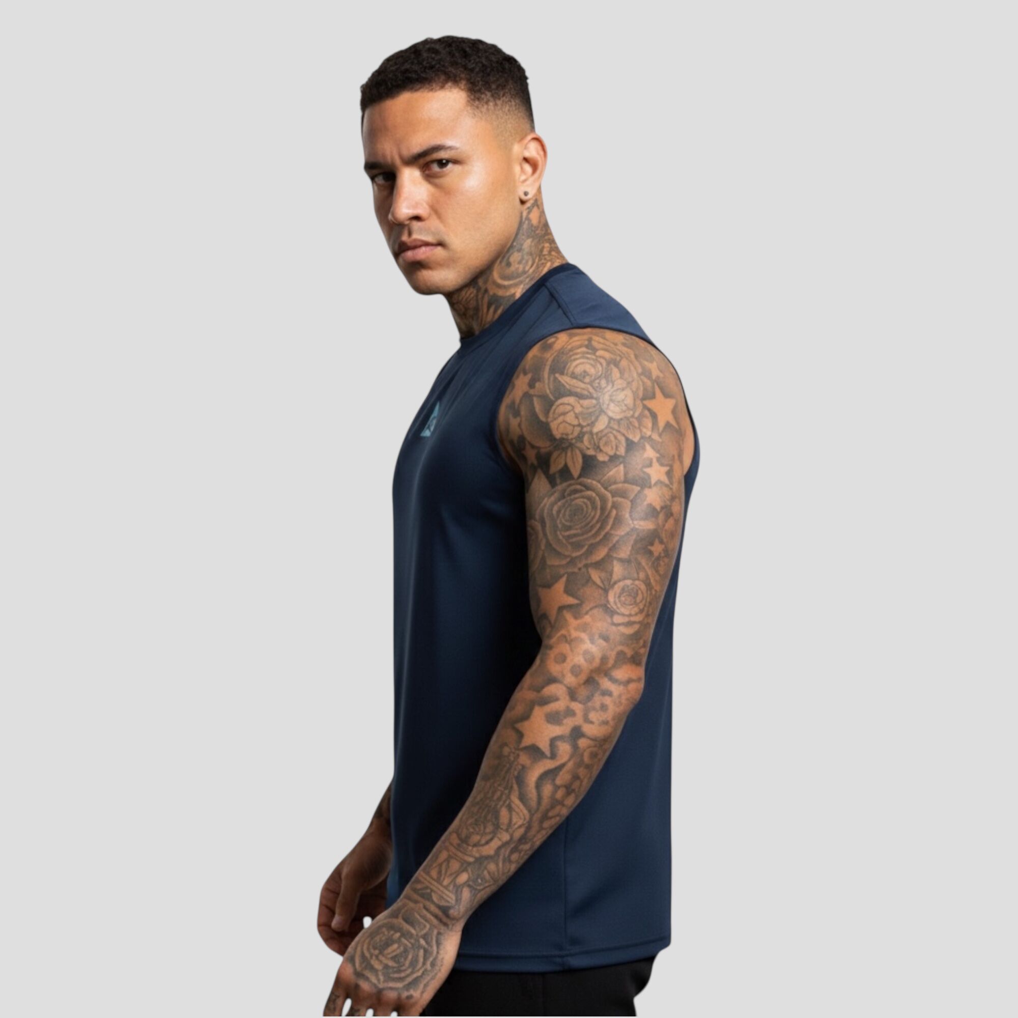 Camiseta Manga Sisa Azul Turquesa Original Ripple - Imagen 2